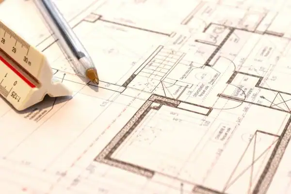 Image of architect Bromley drawings