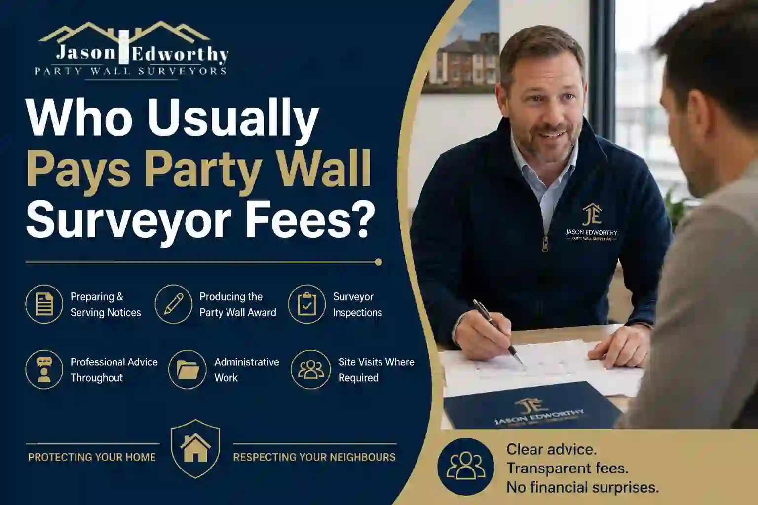 Who Usually Pays Party Wall Surveyor Fees Bromley?