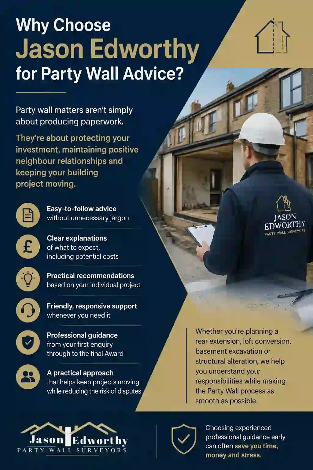 Why Choose Jason Edworthy for Party Wall Advice Bromley?